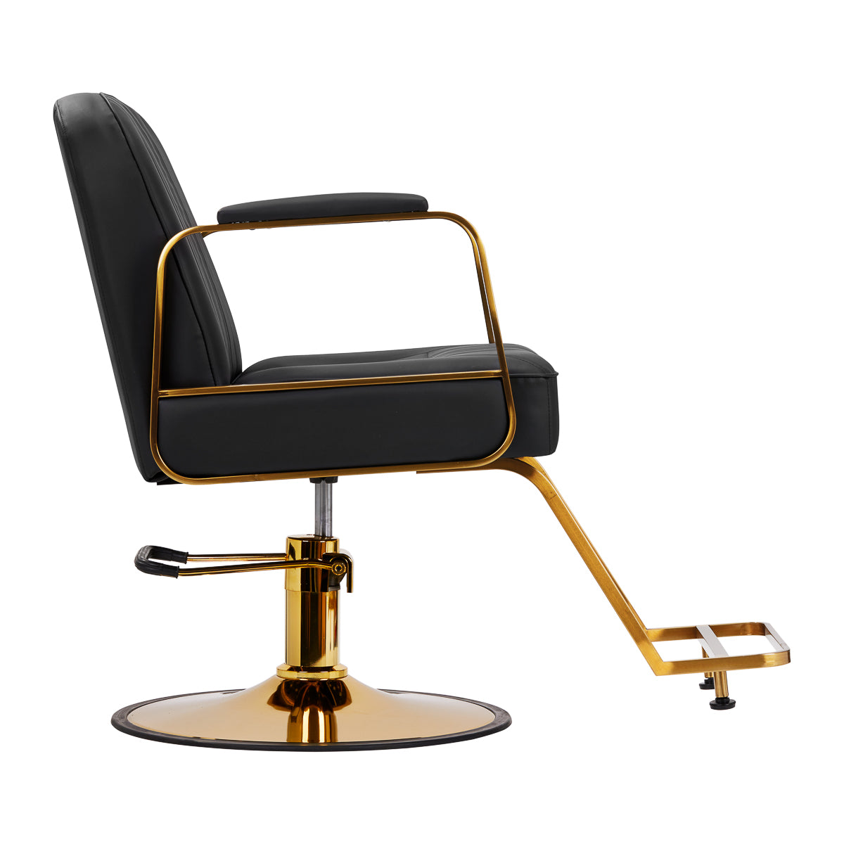 Gabbiano Acri hairdressing chair gold – black