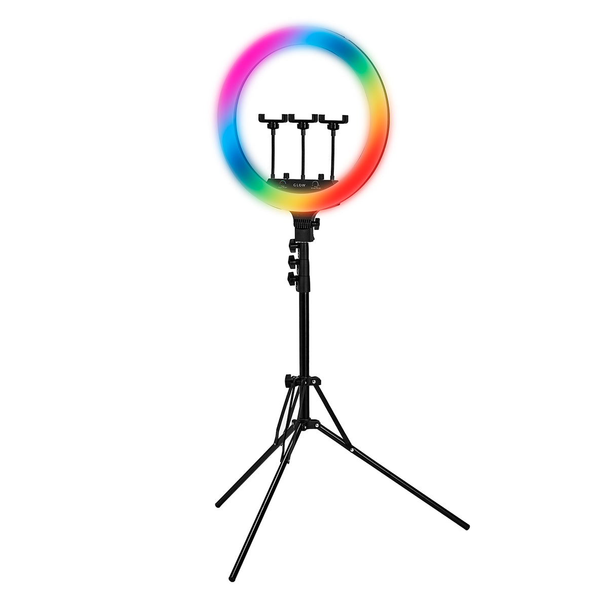 GLOW 18" bsc RGB ring lamp with 45W tripod