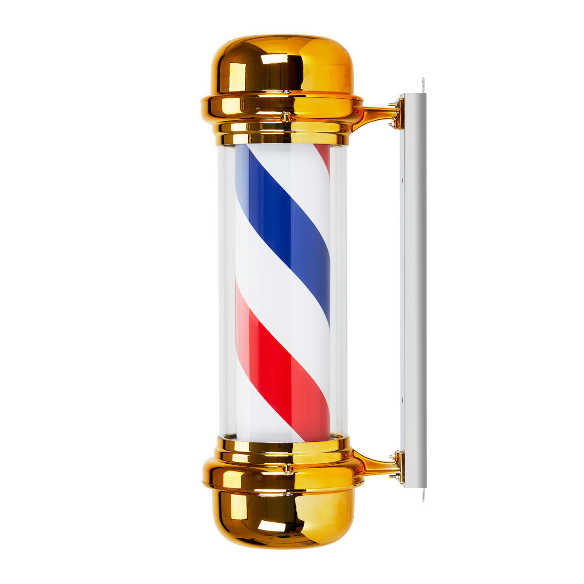 Illuminated plafond barber shop BB-02 gold large