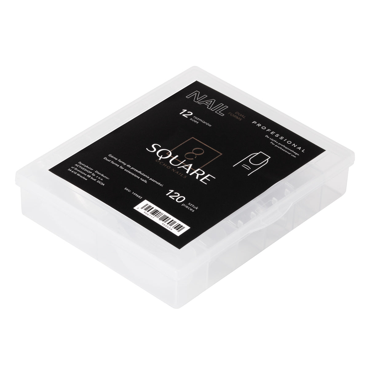 OCHO NAILS dual forms square 120 pcs.