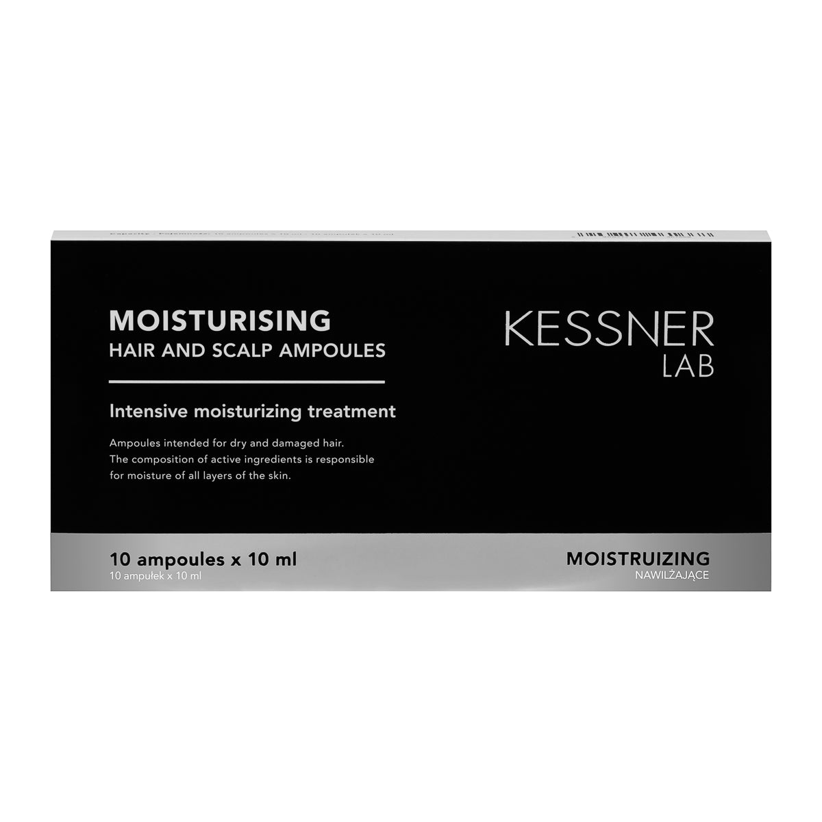 KESSNER LAB Moisturising ampoules for scalp and hair 10 x 10 ml