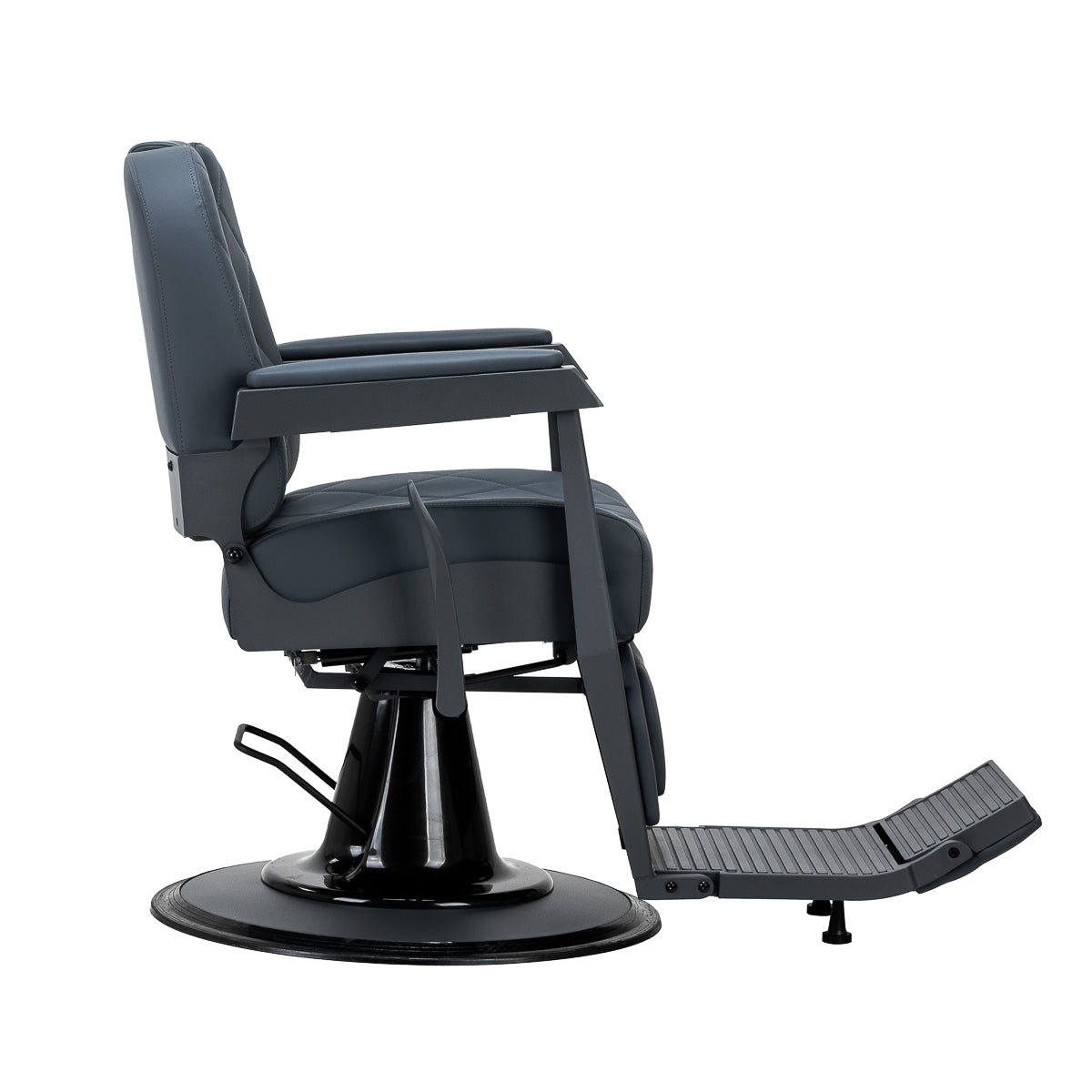 Gabbiano barber chair Bruno with graphite frame Graphite