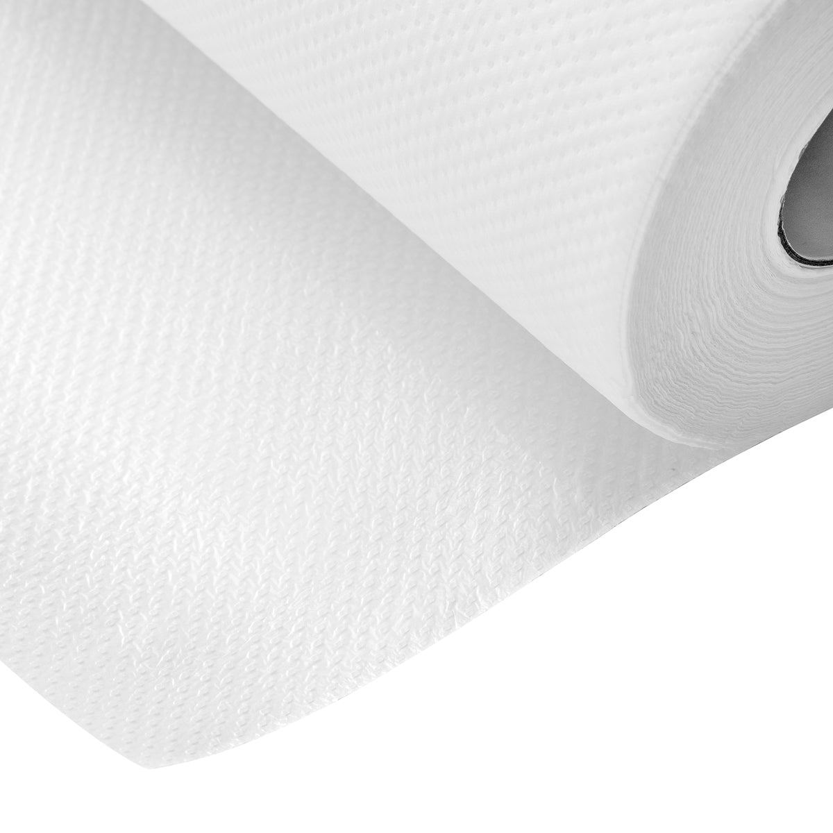 Disposable paper sheet with plastic coating, 50 x 40 m, white