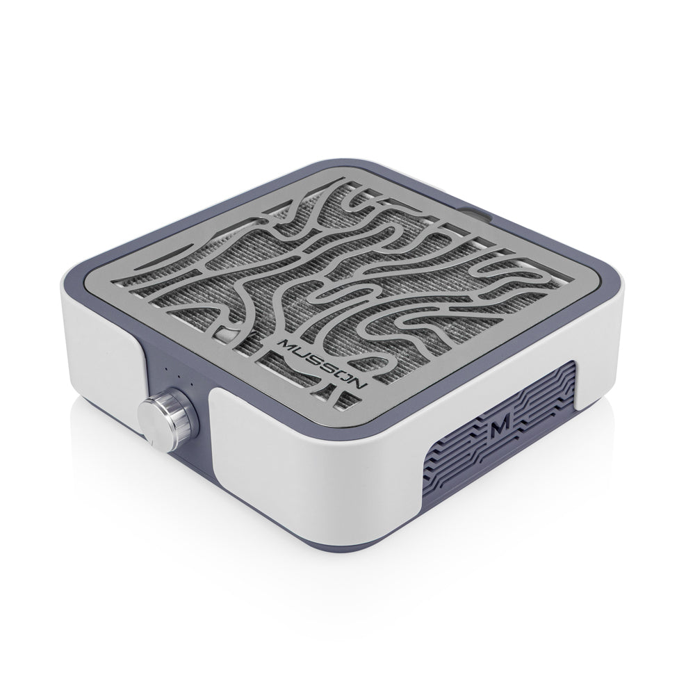 MUSSON X2 GRAPHITE 72W Nail Dust Collector for Manicure and Pedicure