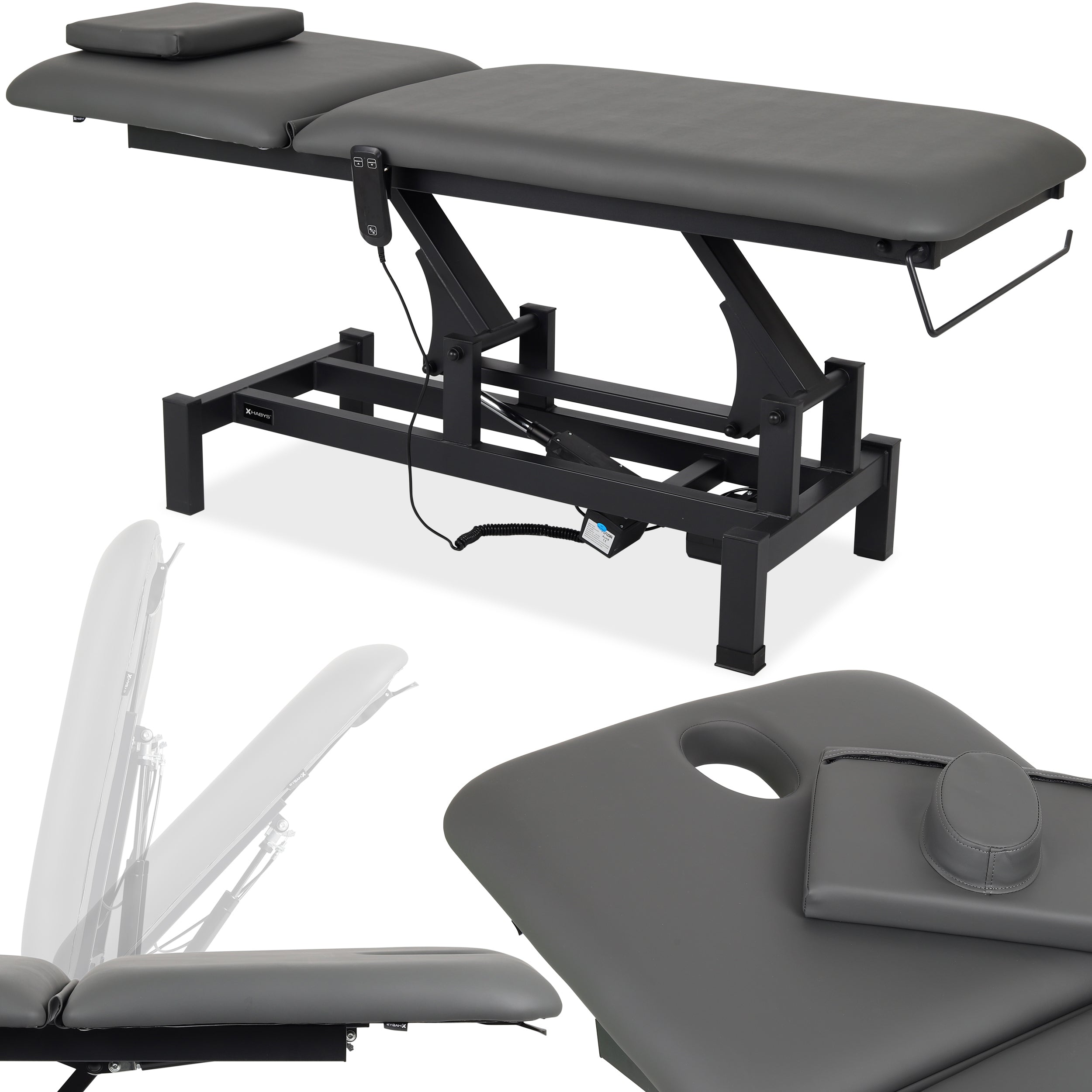 Table de massage fixe Fortis 2 Gris