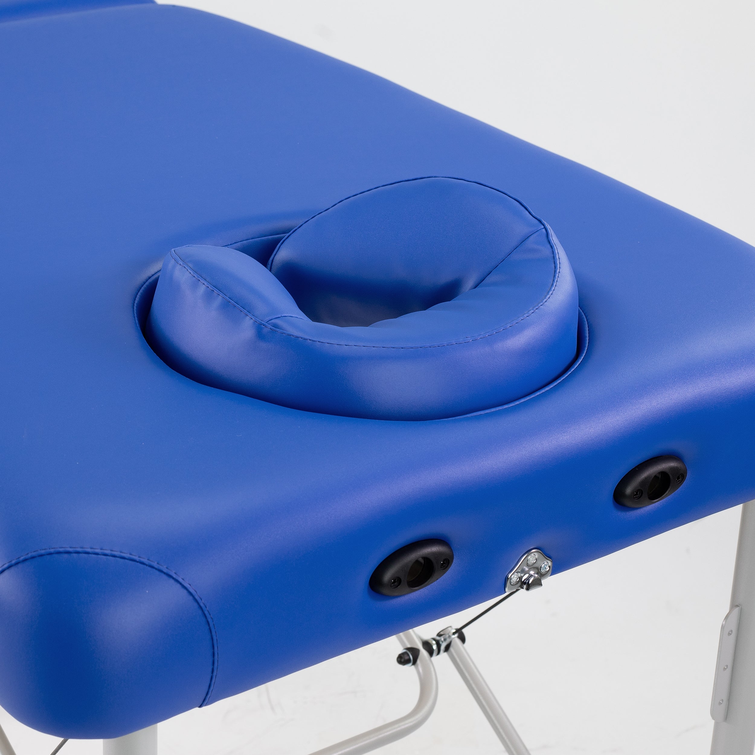 Table de massage Medmal 70 avec trou facial confort Vinyl Flex K012 Bleu marine