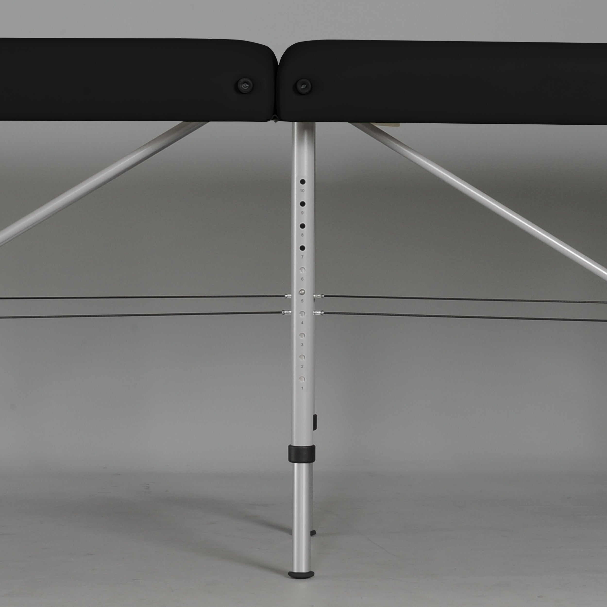 Table de massage Medmal Alu 60 Vinyle Flex K015 Noir