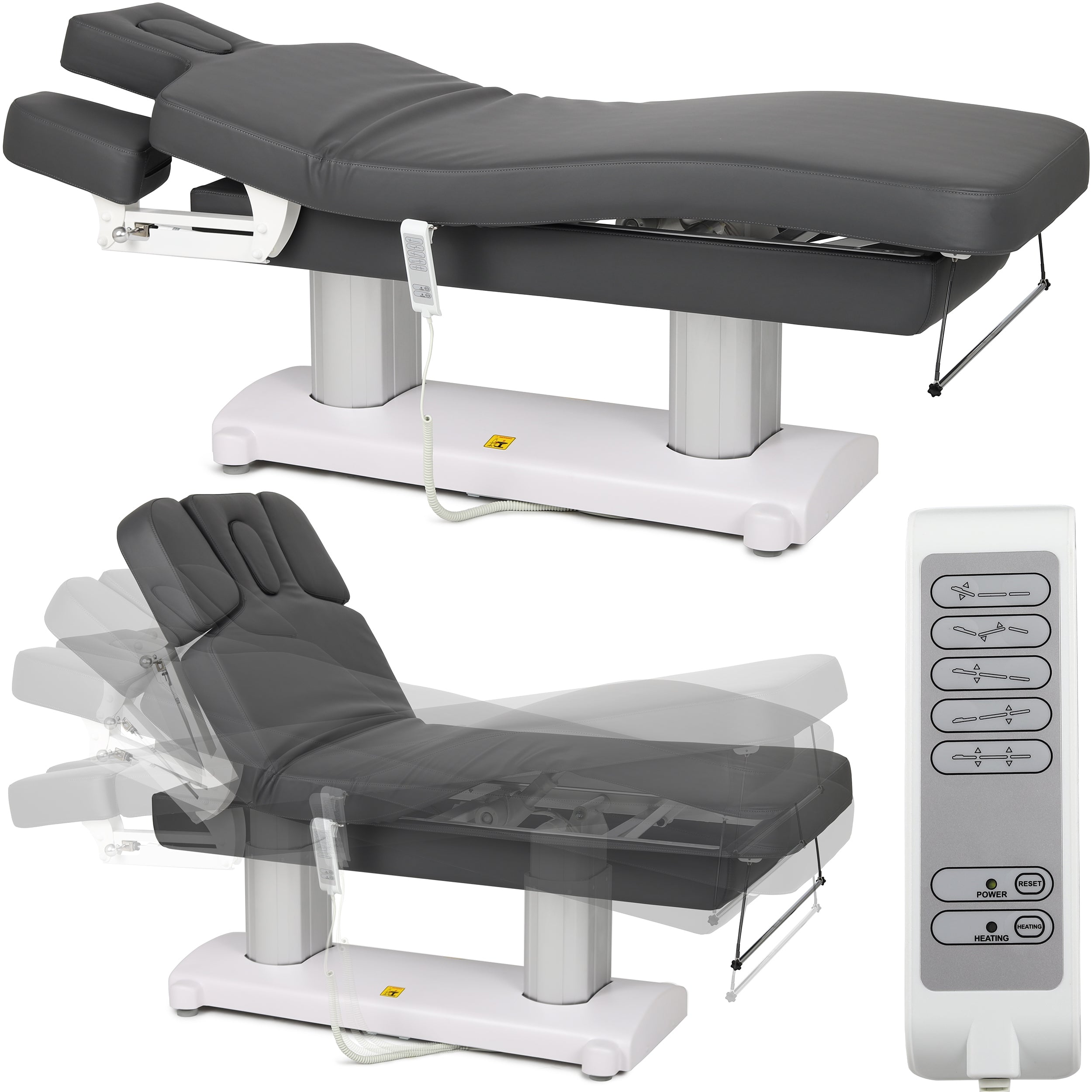 Table de massage fixe Gemini Flex HEAT So Skin K429 Gris