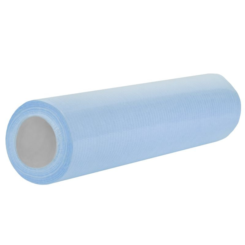 Disposable blue cosmetic drape