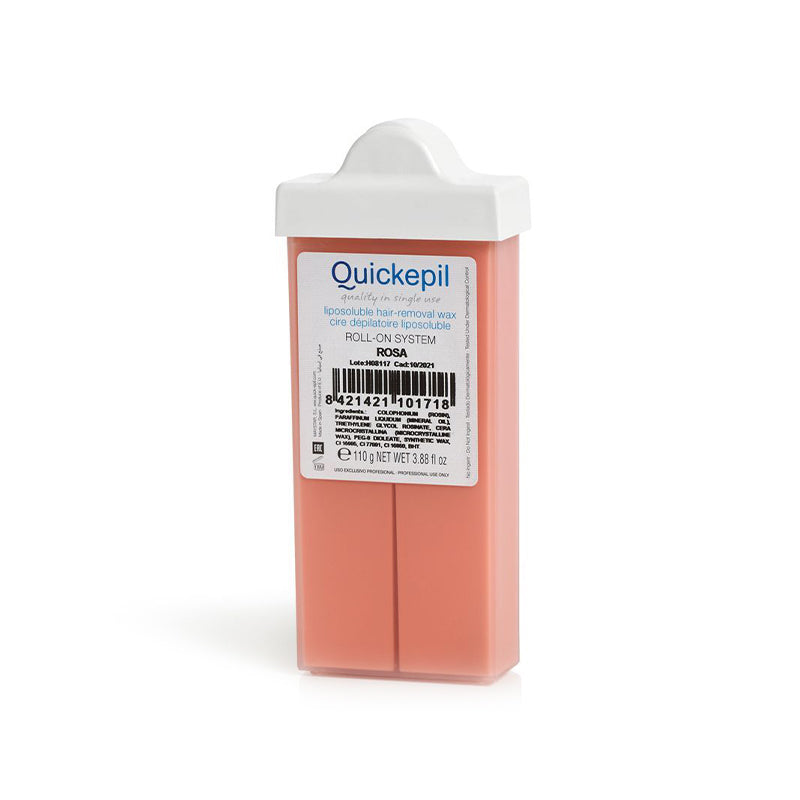 Cire dépilatoire faciale Quickepil, rouleau étroit, rose 110g