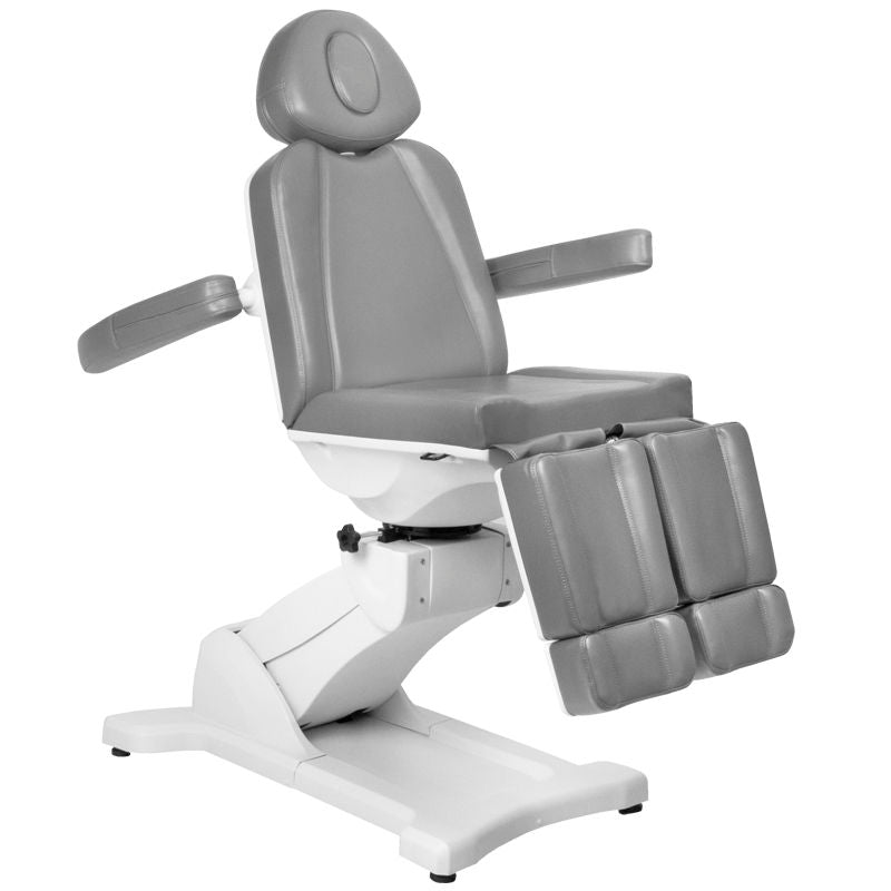 Fauteuil cosmétique électrique azzurro 869as pedi 5 moteurs rotatifs Gris