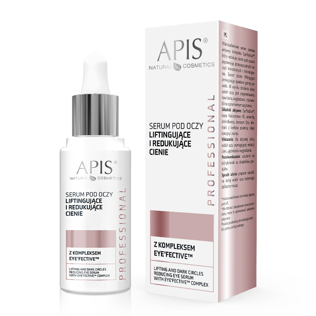 Apis sérum contour des yeux liftant et réduisant les cernes avec le complexe eye’fectivetm, 30 ml