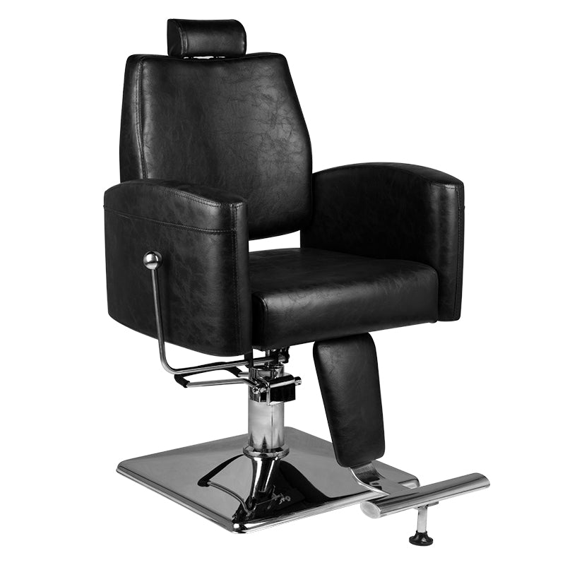 Système capillaire chaise de barbier sm184 noir