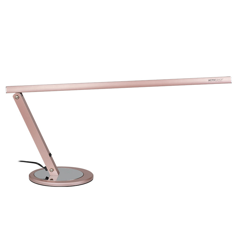 Rose gold slim led desk lamp