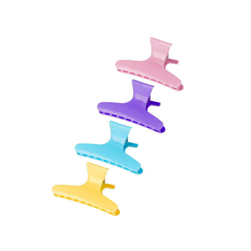 Crabs hairdressing clamps e-47 12 pcs 8,2cm assorted color