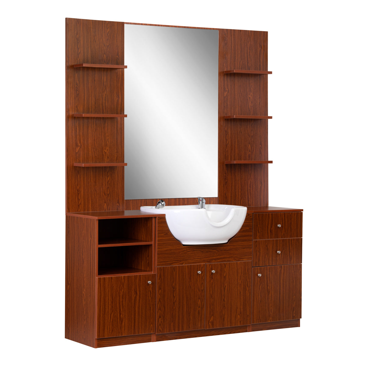 Console de barbier GABBIANO avec lavabo MT-1109