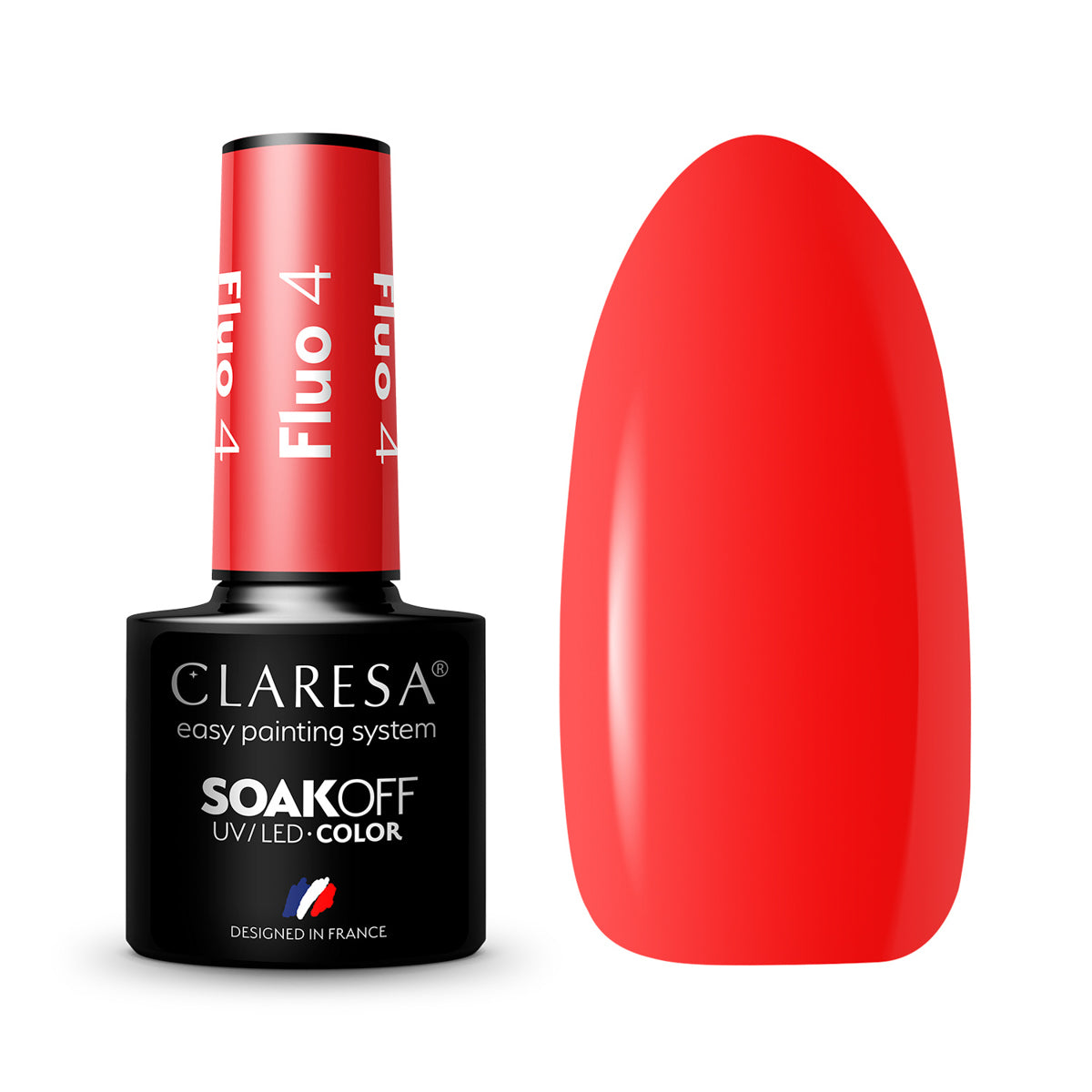 CLARESA Hybrid nail polish FLUO 4 -5g