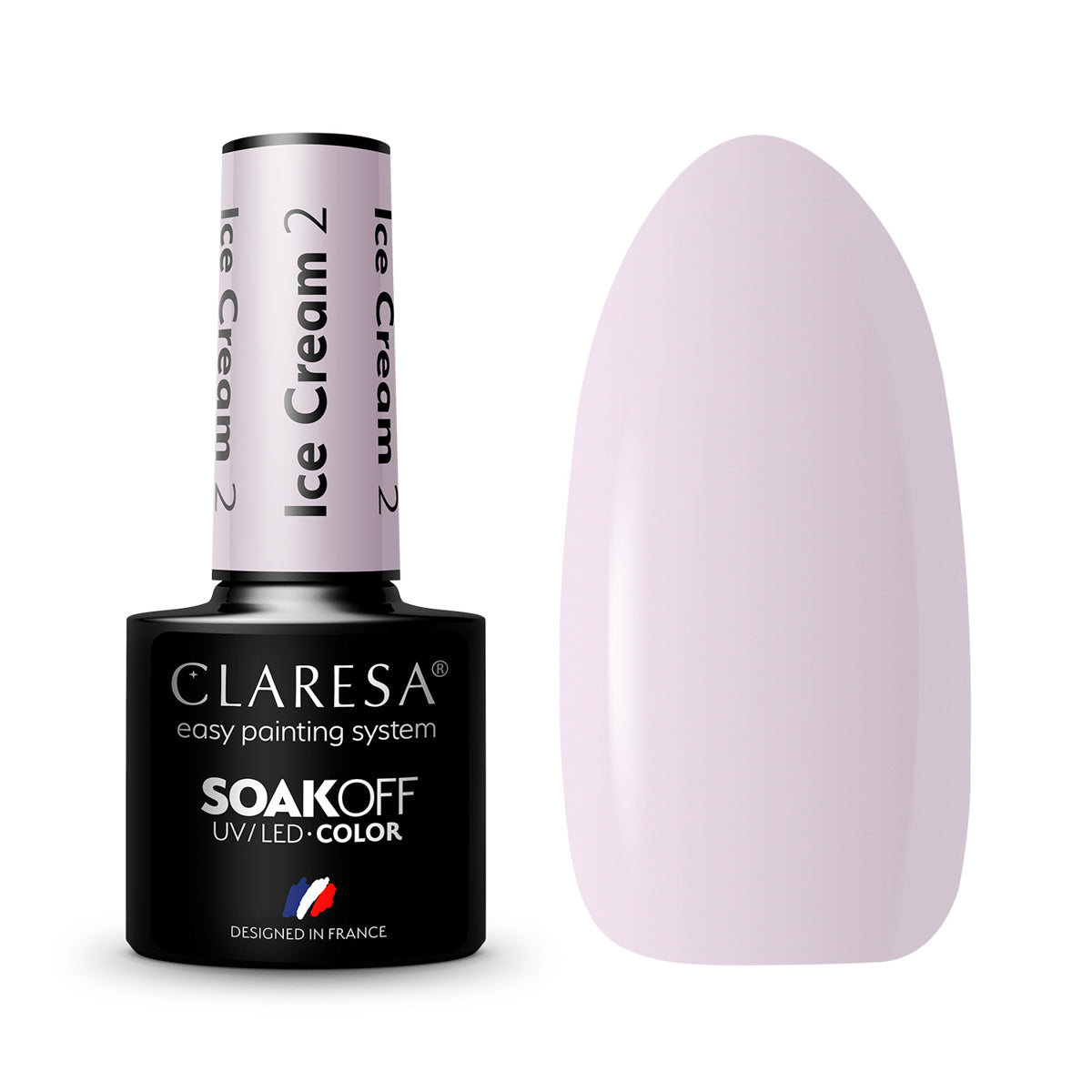 CLARESA vernis hybride Crème glacée 2 -5g