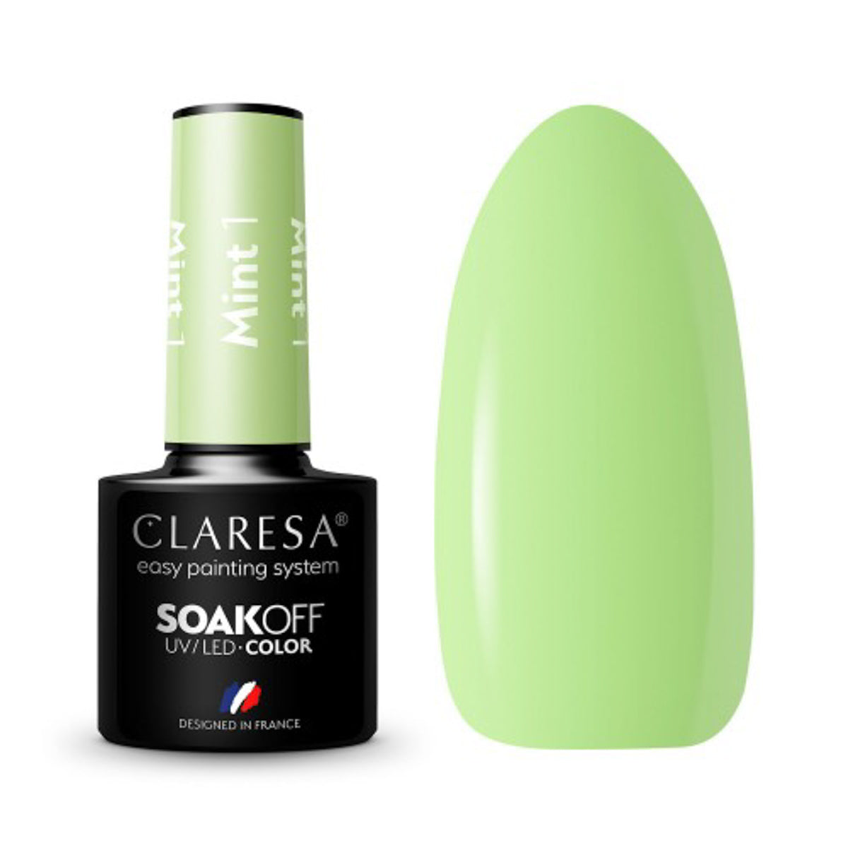 CLARESA Hybrid nail polish MINT 1 -5g