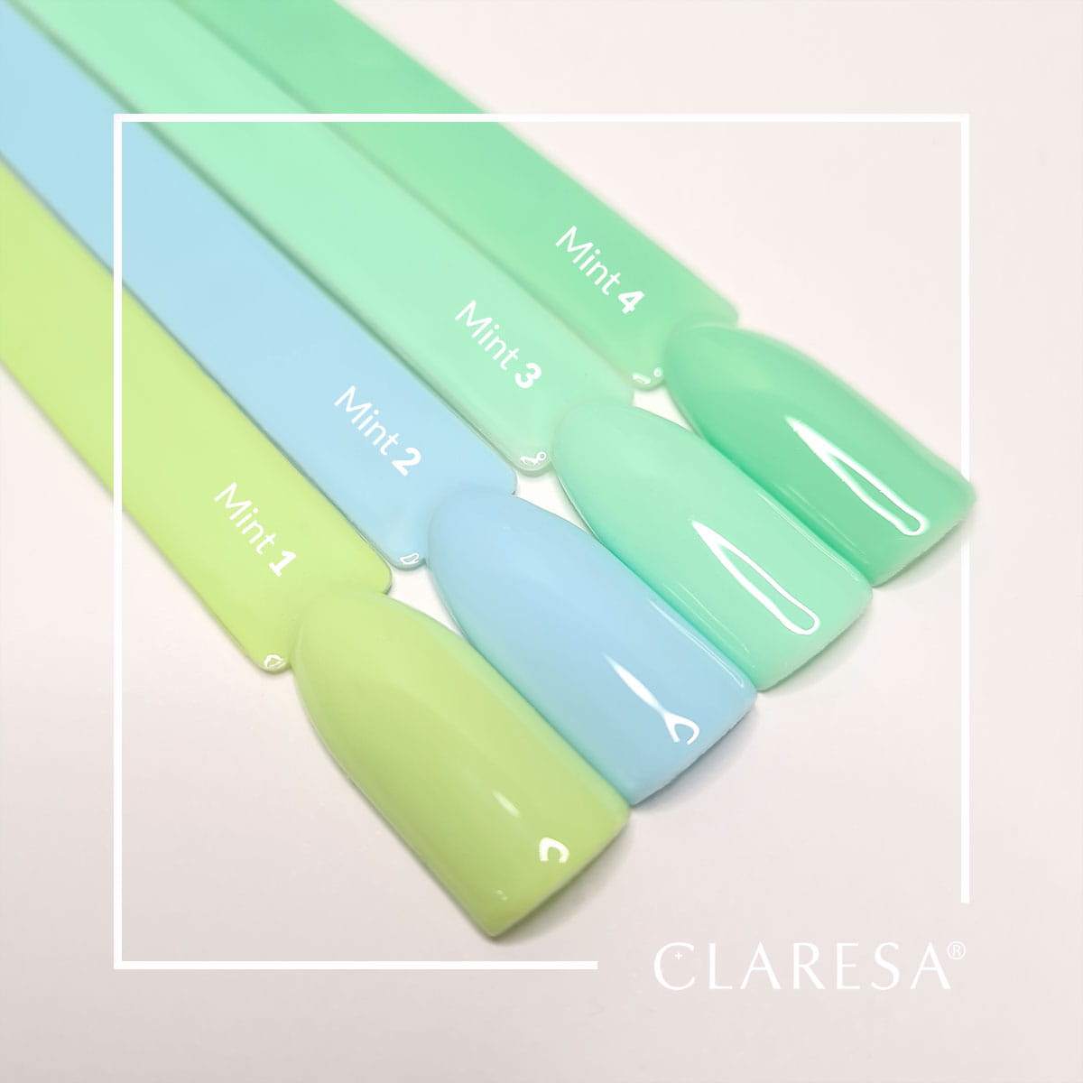 CLARESA Hybrid nail polish MINT 4 -5g