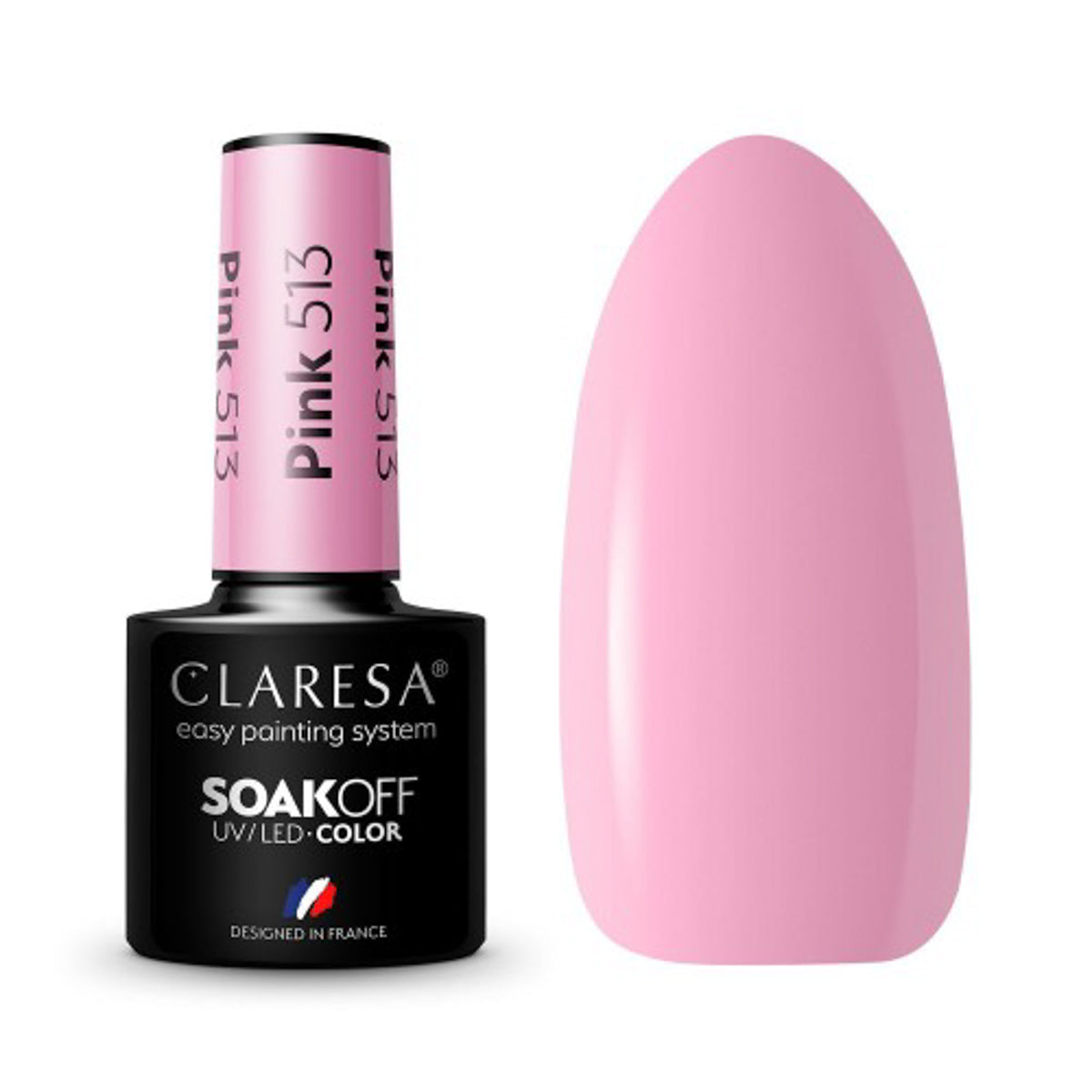 CLARESA Hybrid nail polish PINK 513 -5g