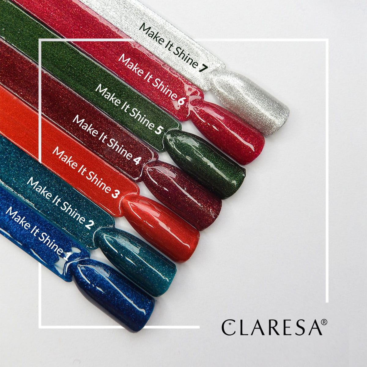 CLARESA Hybrid nail polish Make It Shine! 5 -5g