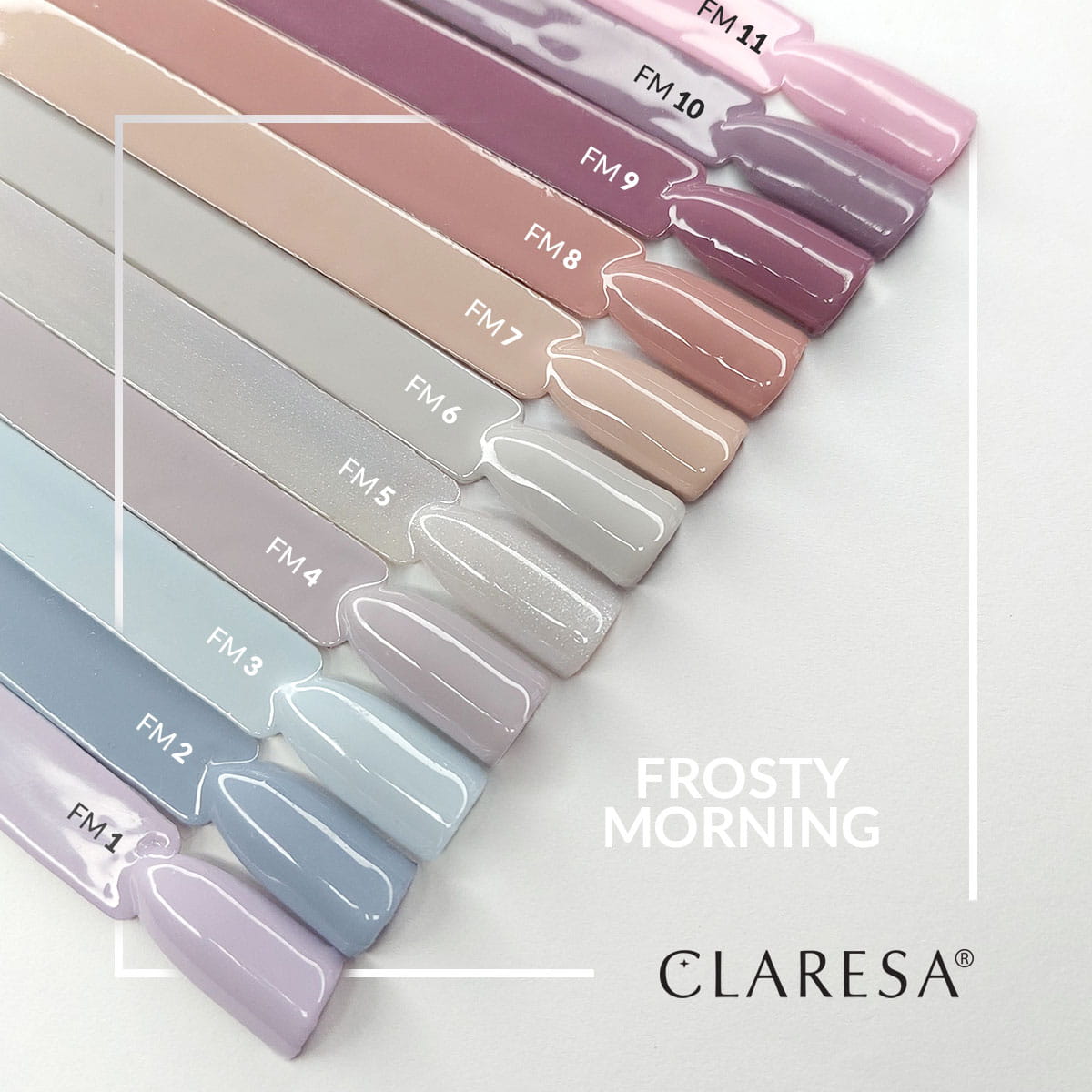 CLARESA Vernis à ongles hybride Matin Givré 11 -5g