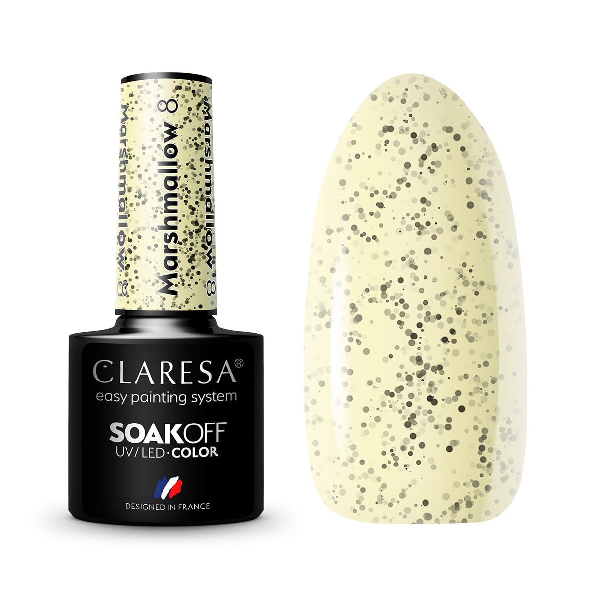 CLARESA vernis hybride MARSHMALLOW 8 5g