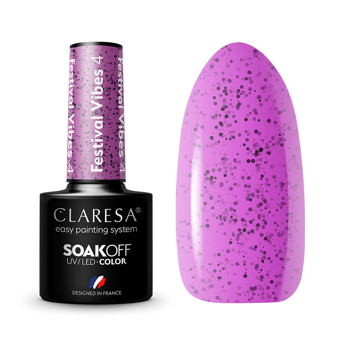 CLARESA Vernis hybride Festival Vibes 4 -5g