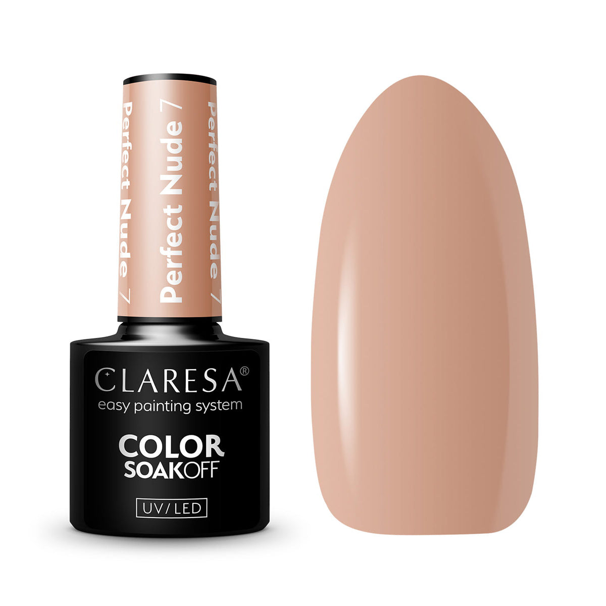 CLARESA Vernis à ongles hybride PERFECT NUDE 7 -5g