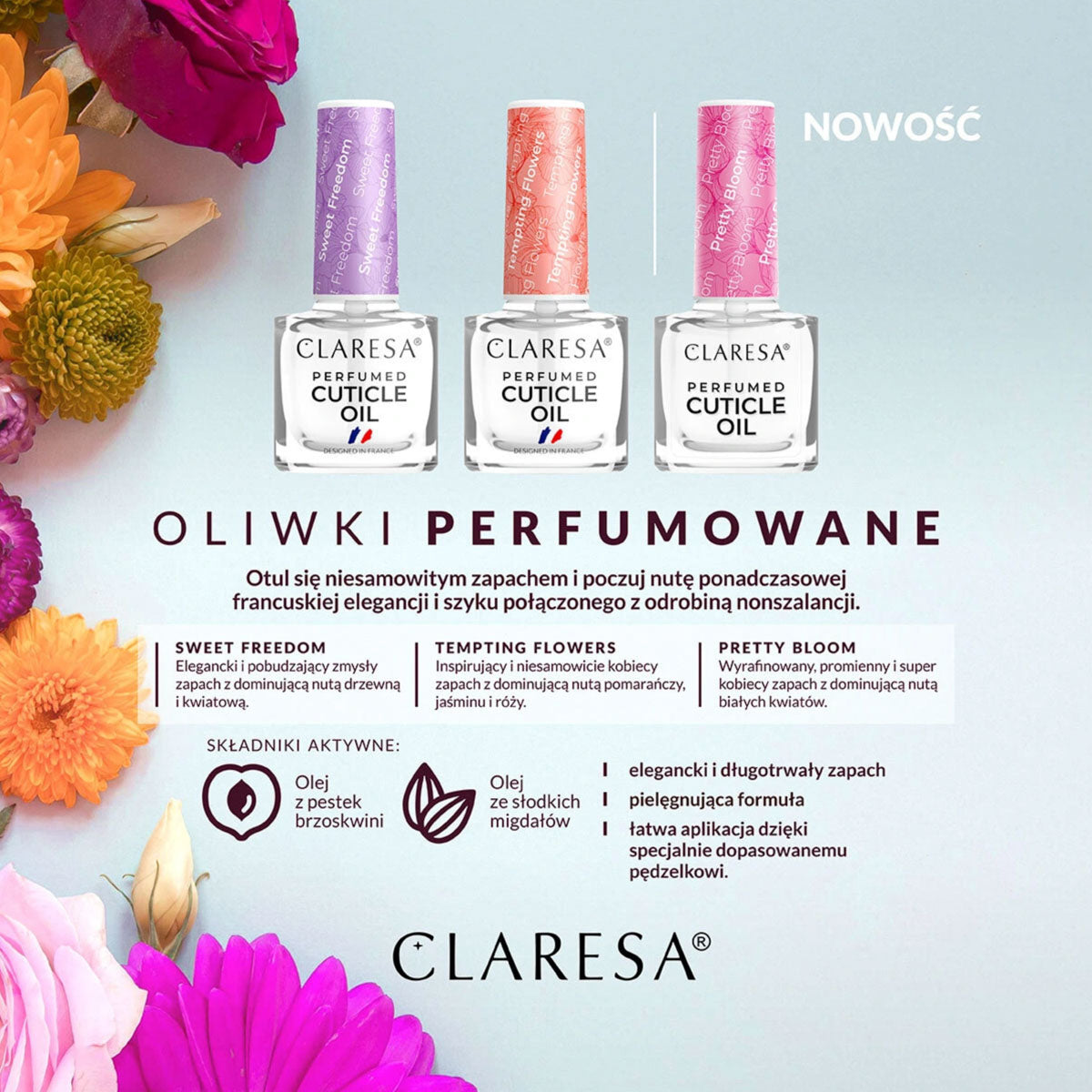 Huile parfumée CLARESA Pretty Bloom 5ml